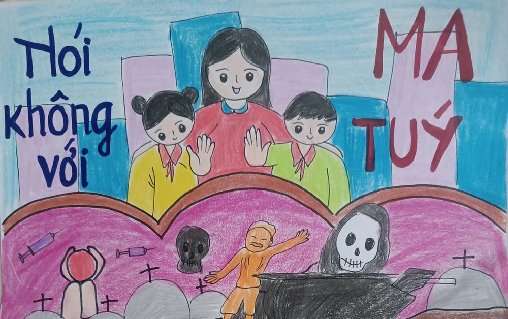 Ý nghĩa của hoạt động vẽ tranh phòng chống ma túy trong trường học