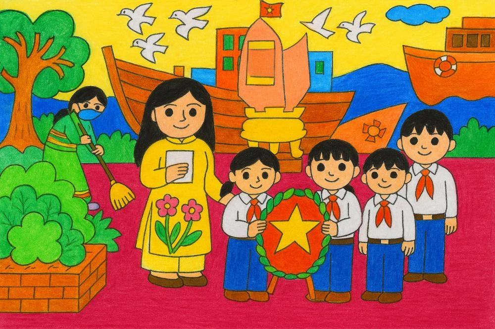 Các chủ đề tranh vẽ thiếu nhi phổ biến