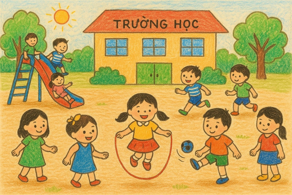 vẽ tranh thiếu nhi đơn giản dễ làm cho học sinh 