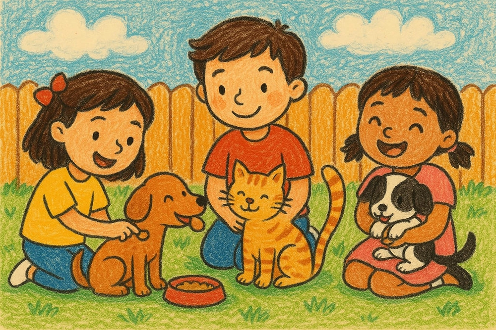mẫu tranh vẽ thiếu nhi đẹp, sinh động 