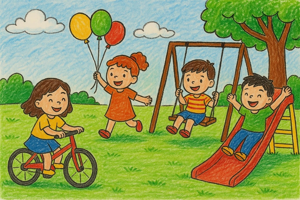 tranh vẽ thiếu nhi với bác hồ kính yêu 