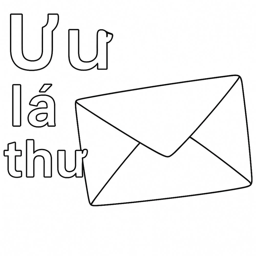 bảng chữ tranh tô màu 29 chữ cái