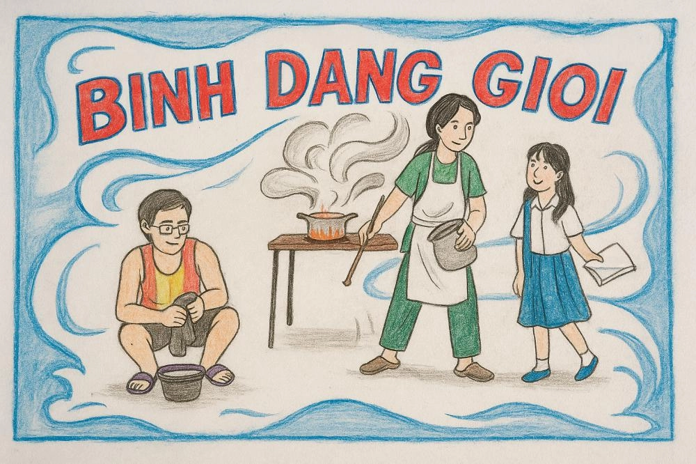 vẽ tranh chủ đề bình đẳng giới đẹp và ý nghĩa 