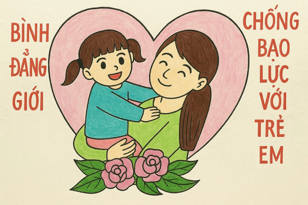 vẽ chủ đề bình đẳng giới nghệ thuật học sinh 