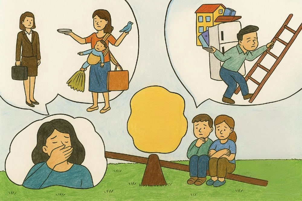 tranh vẽ về bình đẳng giới thể hiện thông điệp nhân văn 