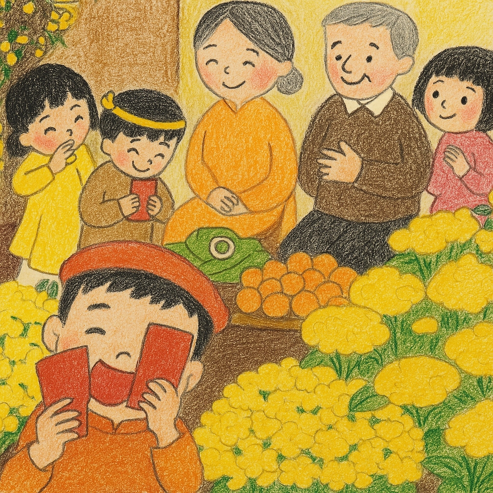 tranh vẽ chủ đề mùa xuân nhẹ nhàng 