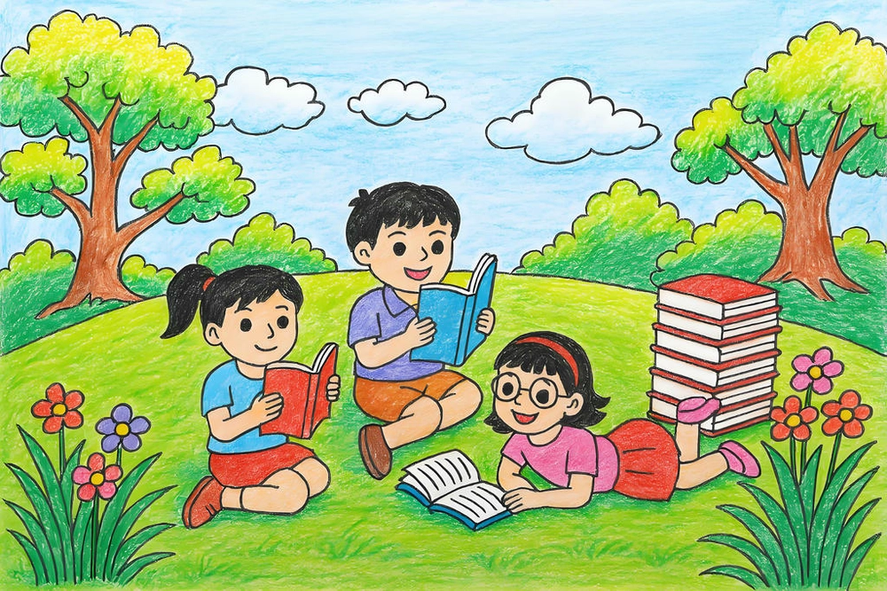 Ý nghĩa của việc vẽ tranh về ngày hội đọc sách