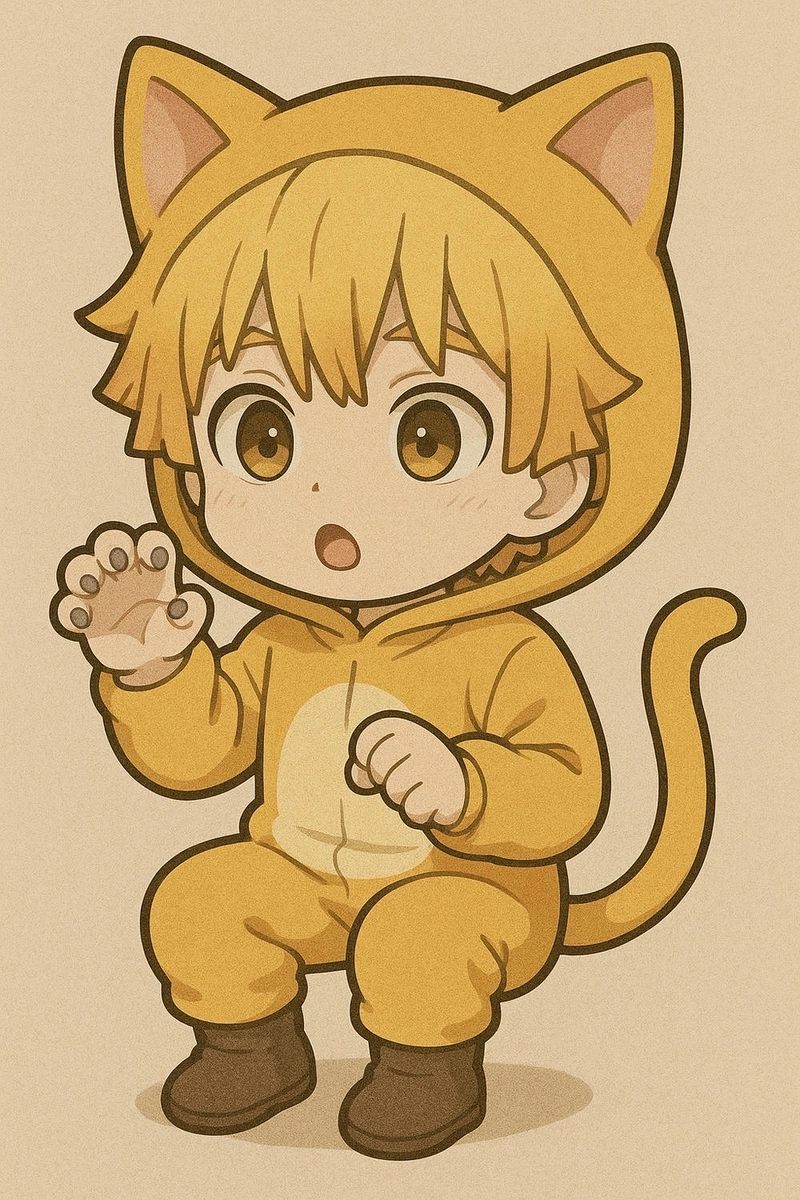 zenitsu chibi fanart cực đẹp