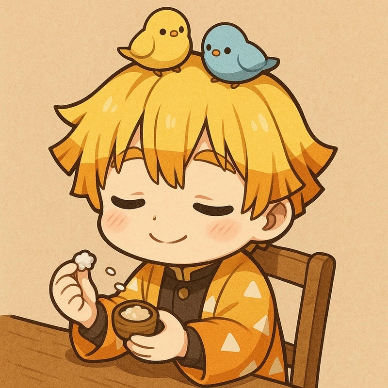 zenitsu anime phiên bản chibi