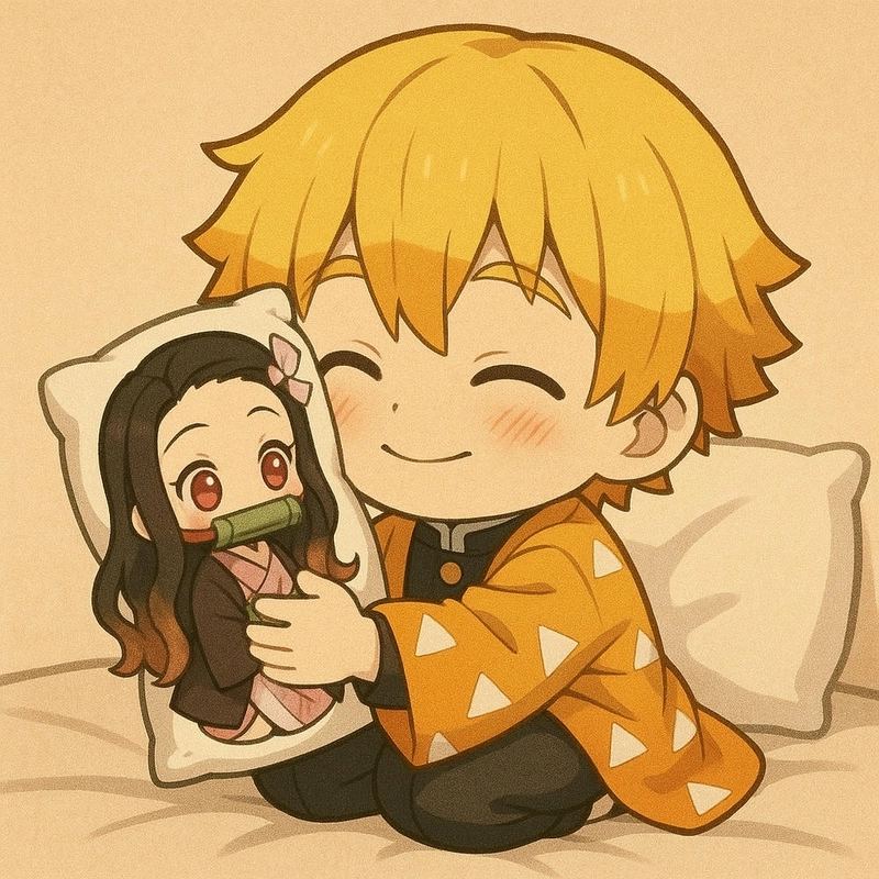 ảnh chibi zenitsu siêu ngầu