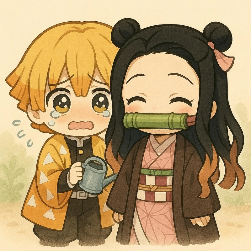ảnh minh họa zenitsu chibi